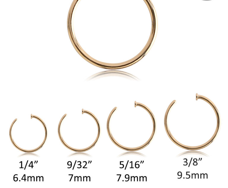 What is the best nose hoop size to get? Undertentshaiti